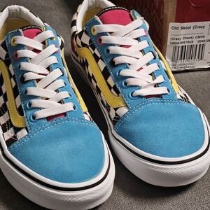 Vans Old Skool “Crazy Check” CMYK – Size 6.5 Men’s / 8 Women’s
